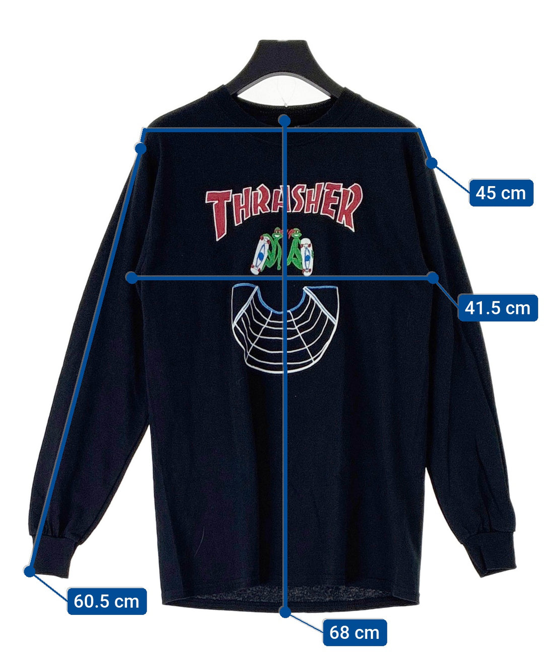 THRASHER เสื้อยืด/เสื้อท็อปส์
