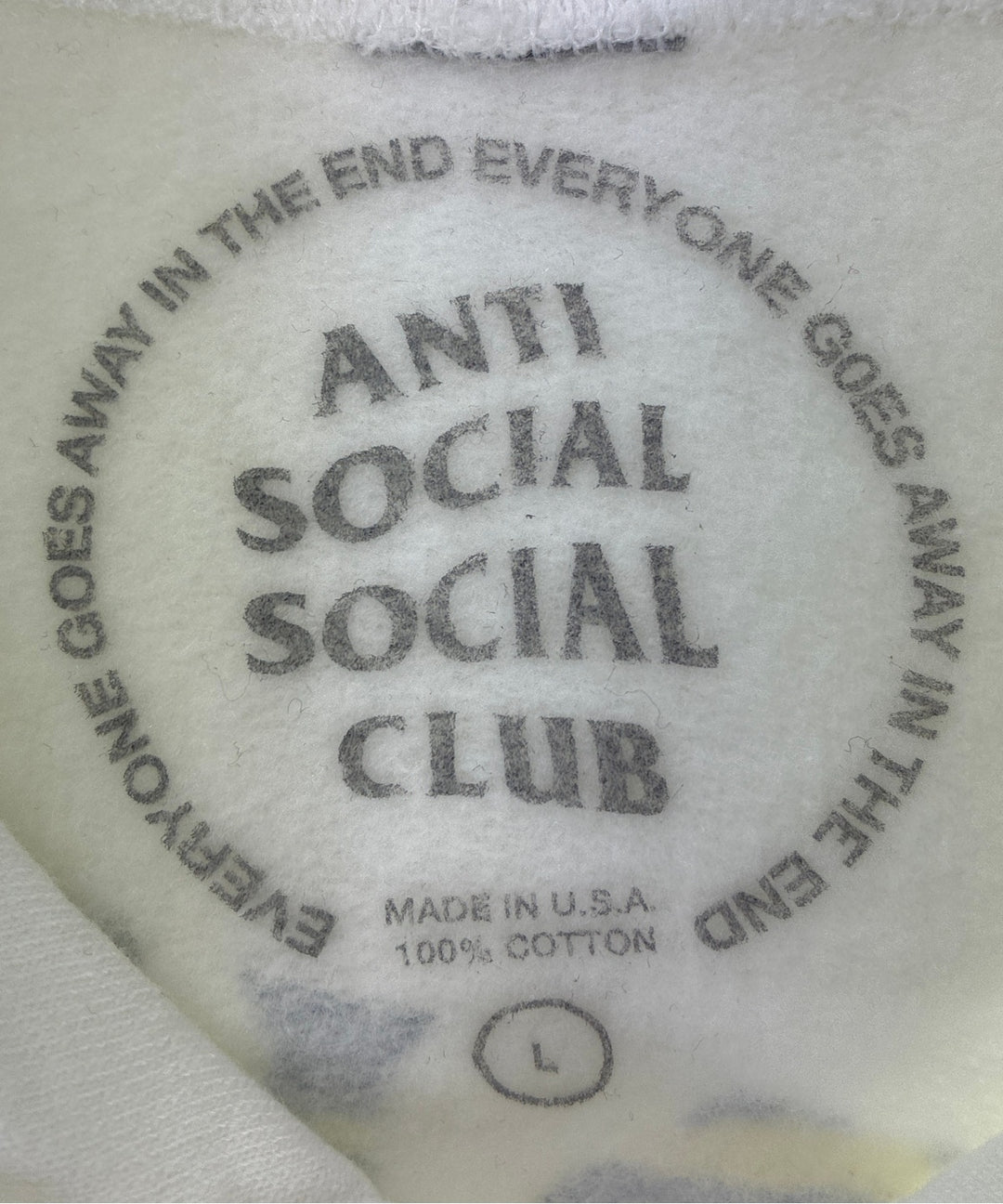 ANTI SOCIAL SOCIAL CLUB เสื้อฮู้ด