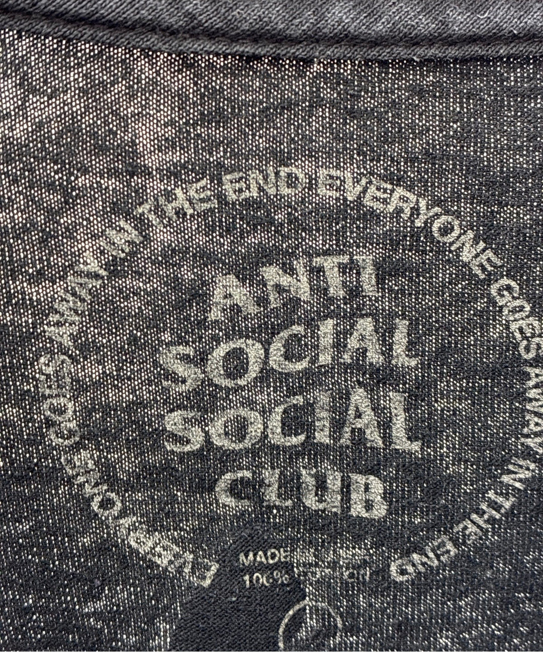 ANTI SOCIAL SOCIAL CLUB เสื้อยืด/เสื้อท็อปส์