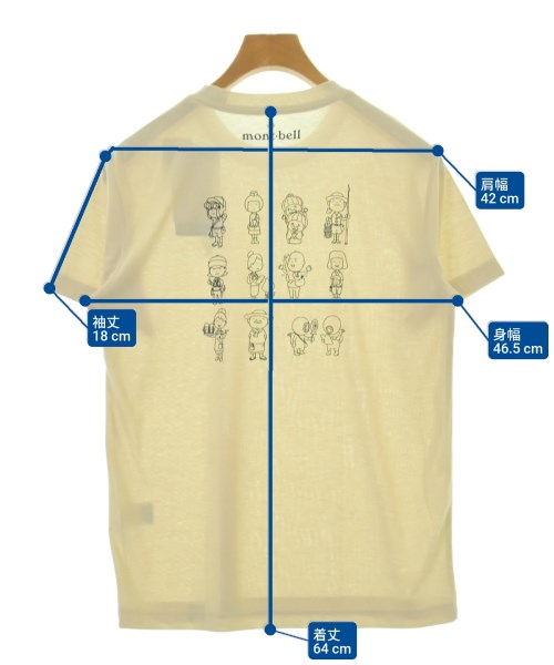 Montbell เสื้อยืด/เสื้อท็อปส์