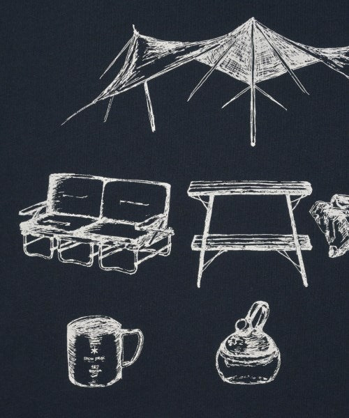 snow peak เสื้อยืด/เสื้อท็อปส์