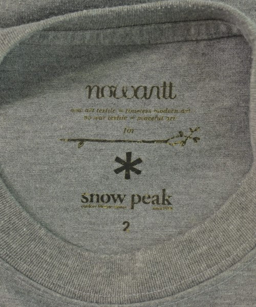 snow peak เสื้อยืด/เสื้อท็อปส์