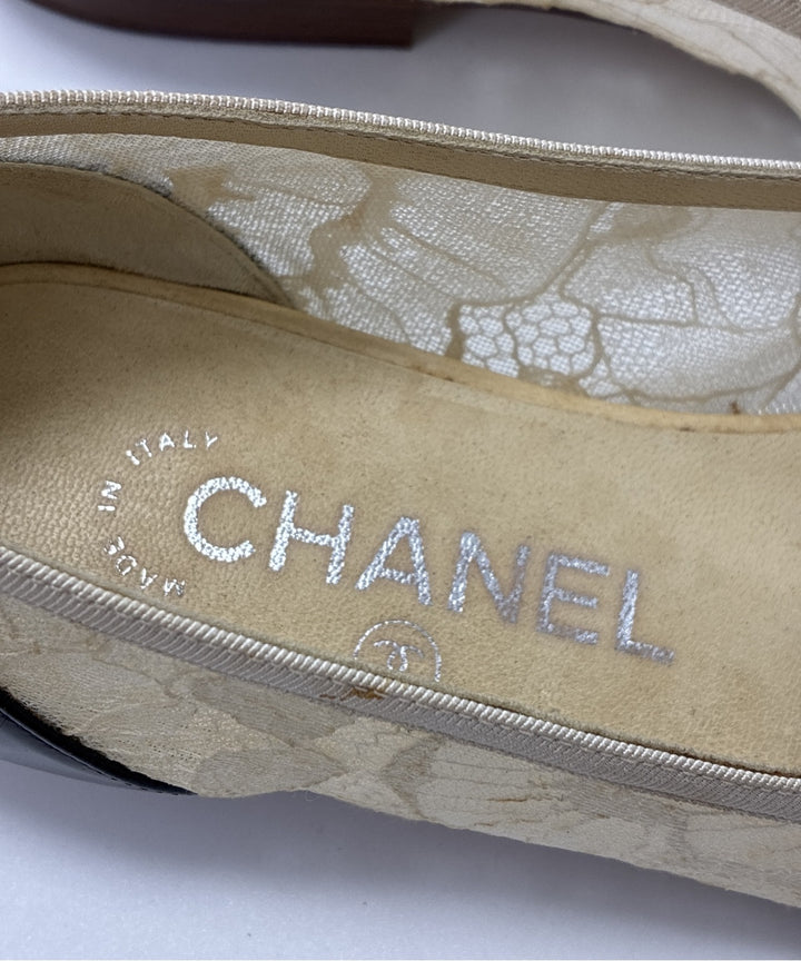 CHANEL รองเท้าบัลเล่ต์/รองเท้าโอเปร่า