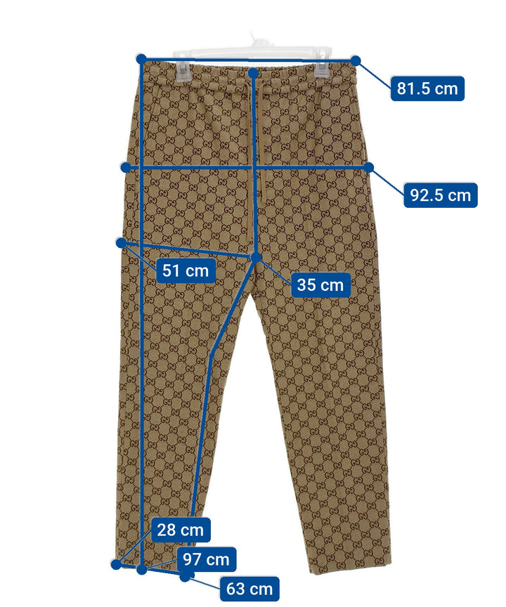 GUCCI กางเกงมีกระเป๋าข้างกางเกง2-4 กระเป๋า