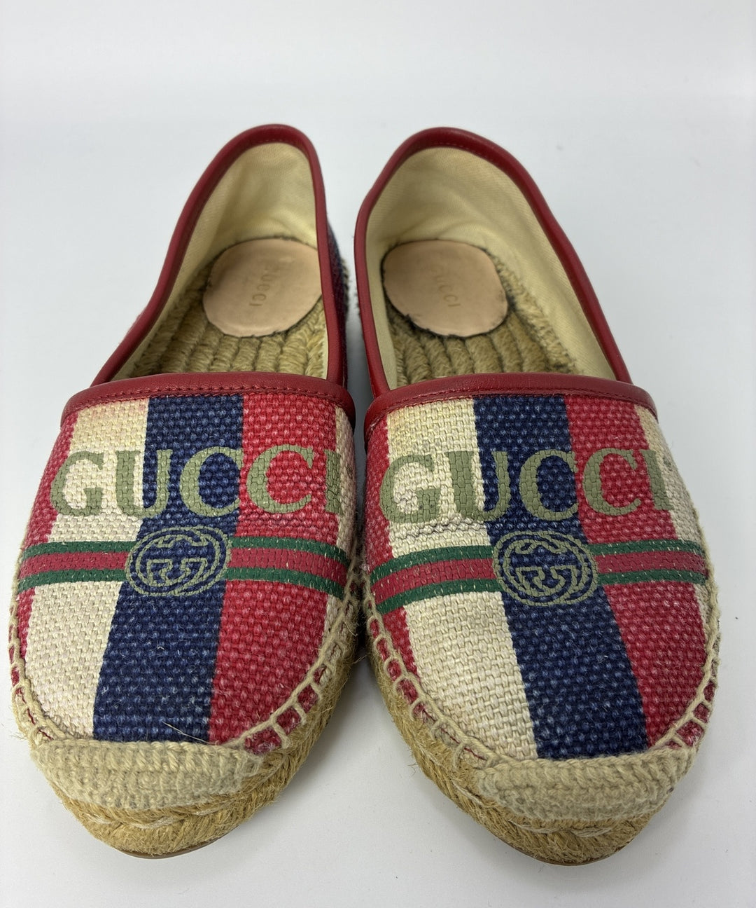 GUCCI รองเท้าพื้นเชือกสาน