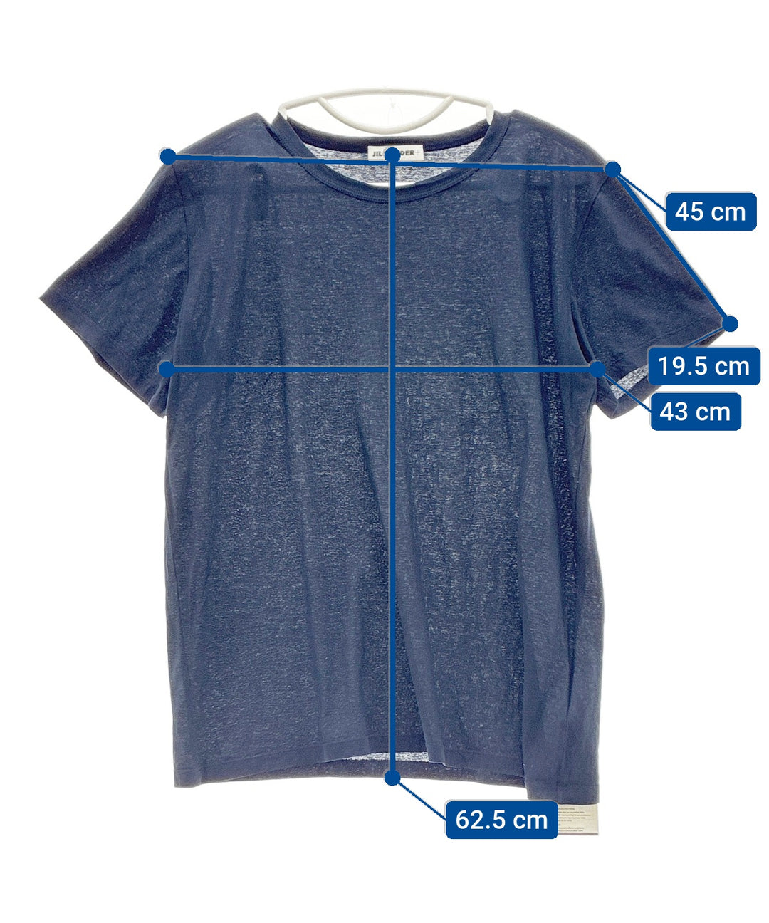 JIL SANDER เสื้อยืด/เสื้อท็อปส์