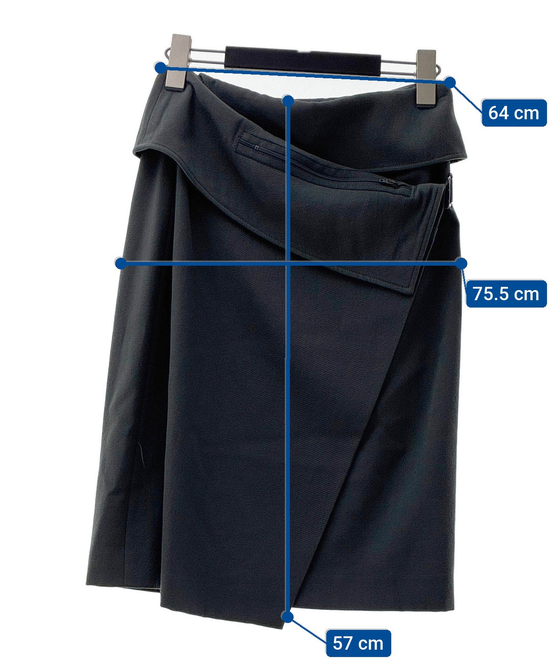 EMPORIO ARMANI กระโปรงยาวถึงเข่า