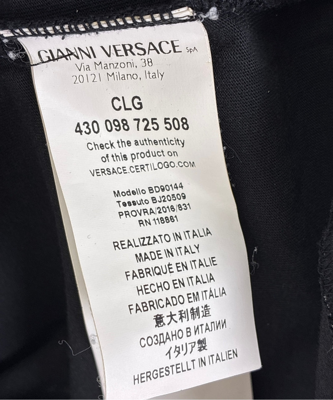 VERSUS VERSACE เสื้อยืด/เสื้อท็อปส์