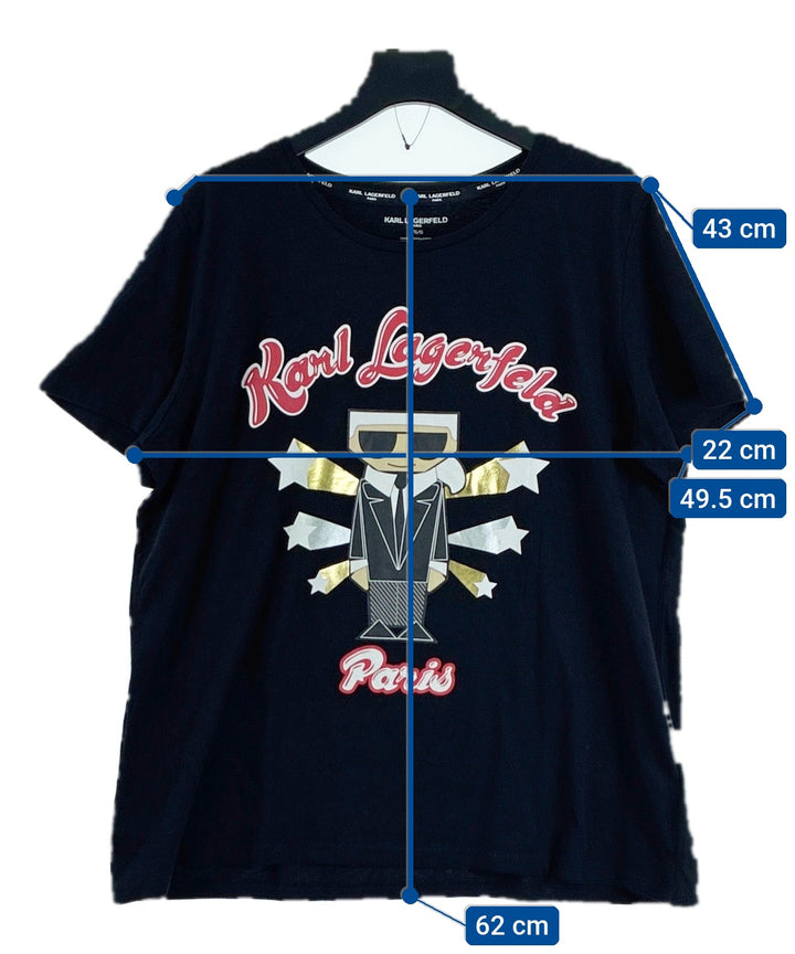 KARL LAGERFELD เสื้อยืด/เสื้อท็อปส์