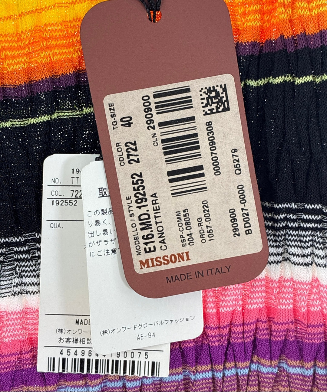 MISSONI เสื้อกล้าม