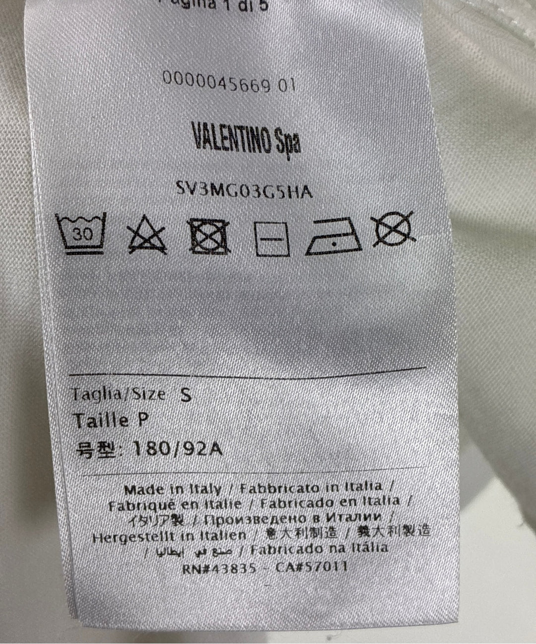VALENTINO เสื้อยืด/เสื้อท็อปส์