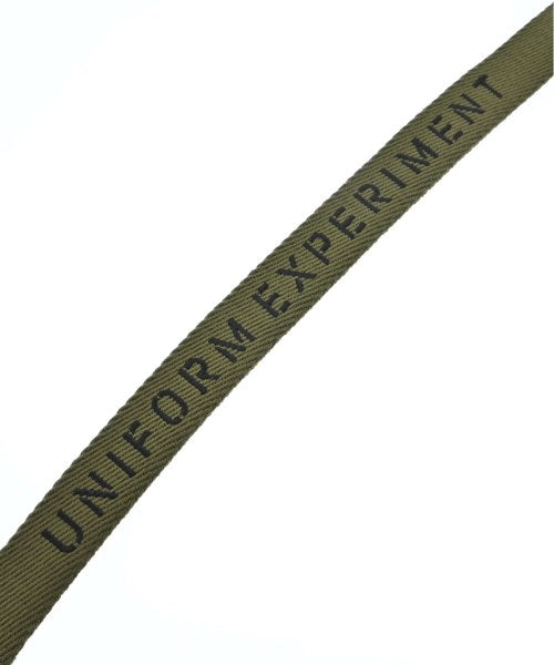 uniform experiment Belts