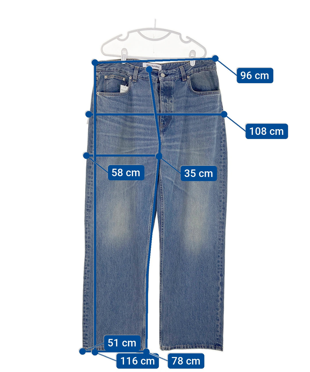 WON HUNDRED ยีนส์