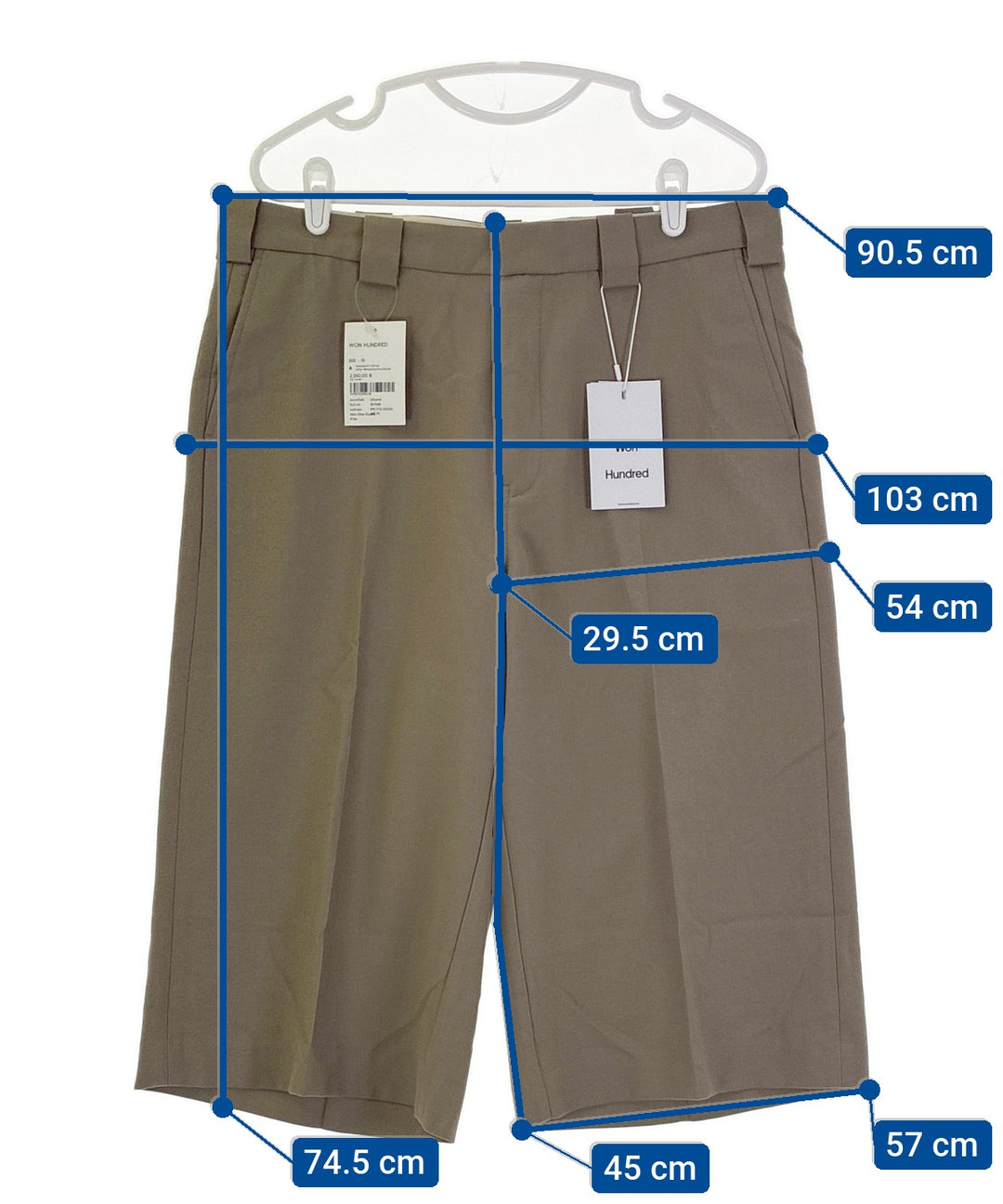 WON HUNDRED กางเกงขาสั้น