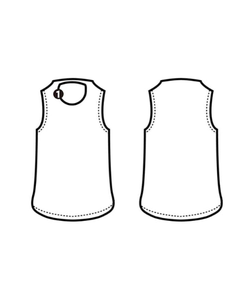 ALPHA STUDIO Sleevelesses