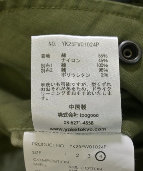 YOKE กางเกงมีกระเป๋าข้างกางเกง2-4 กระเป๋า