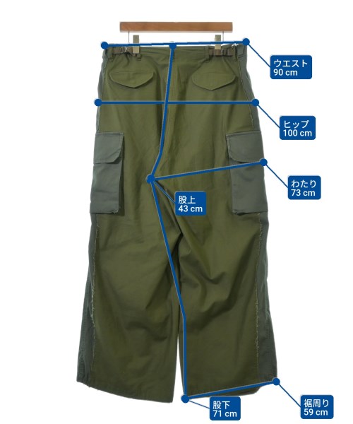 YOKE กางเกงมีกระเป๋าข้างกางเกง2-4 กระเป๋า