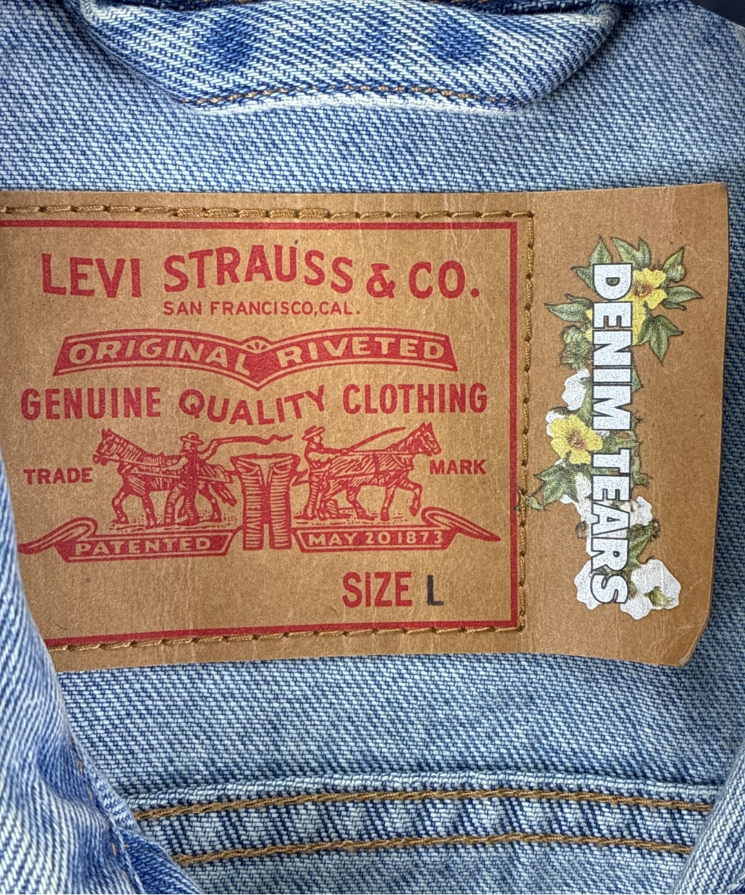 DENIM TEARS แจ็คเก็ตยีนส์