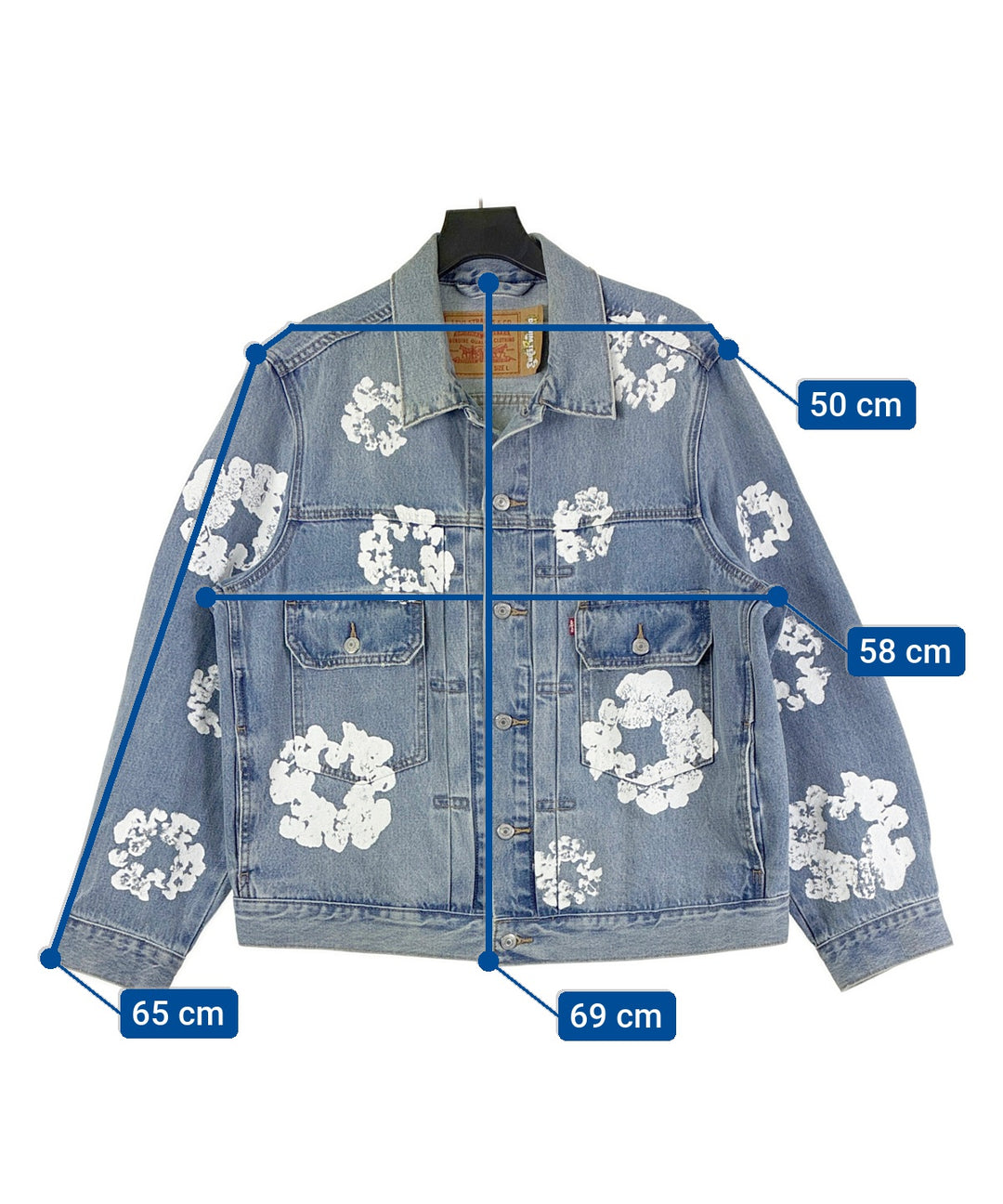 DENIM TEARS แจ็คเก็ตยีนส์