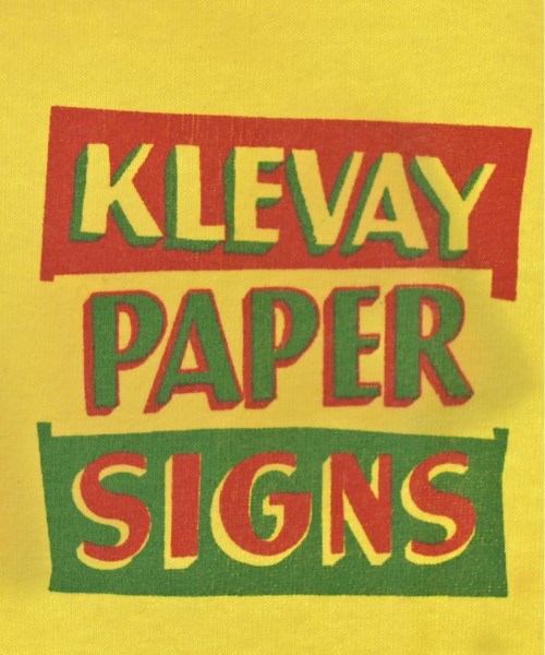 KLEVAY PAPER SIGNS เสื้อยืด/เสื้อท็อปส์