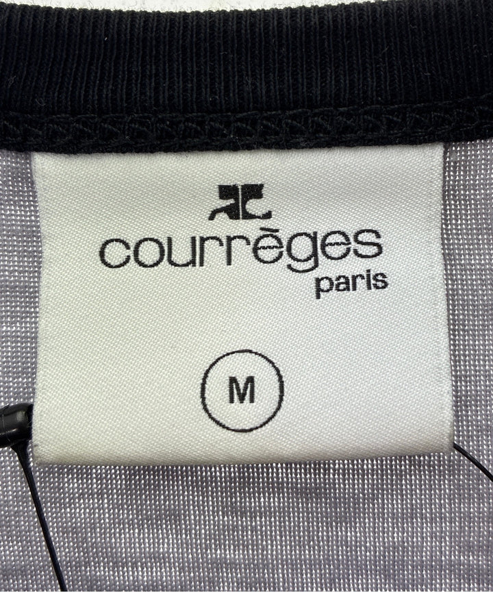courreges paris เสื้อยืด/เสื้อท็อปส์