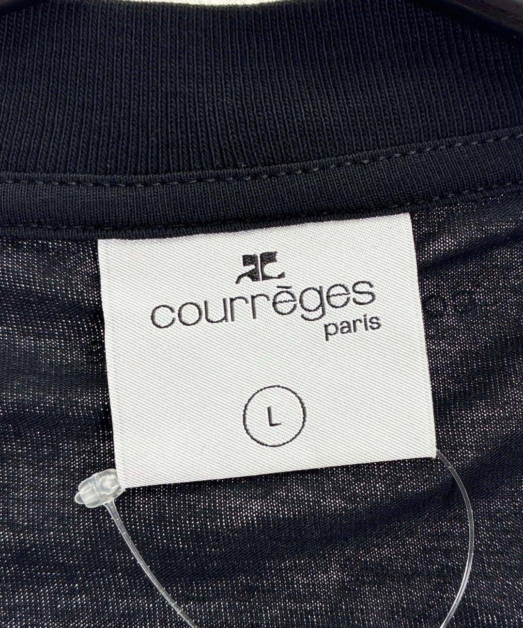 courreges paris เสื้อยืด/เสื้อท็อปส์