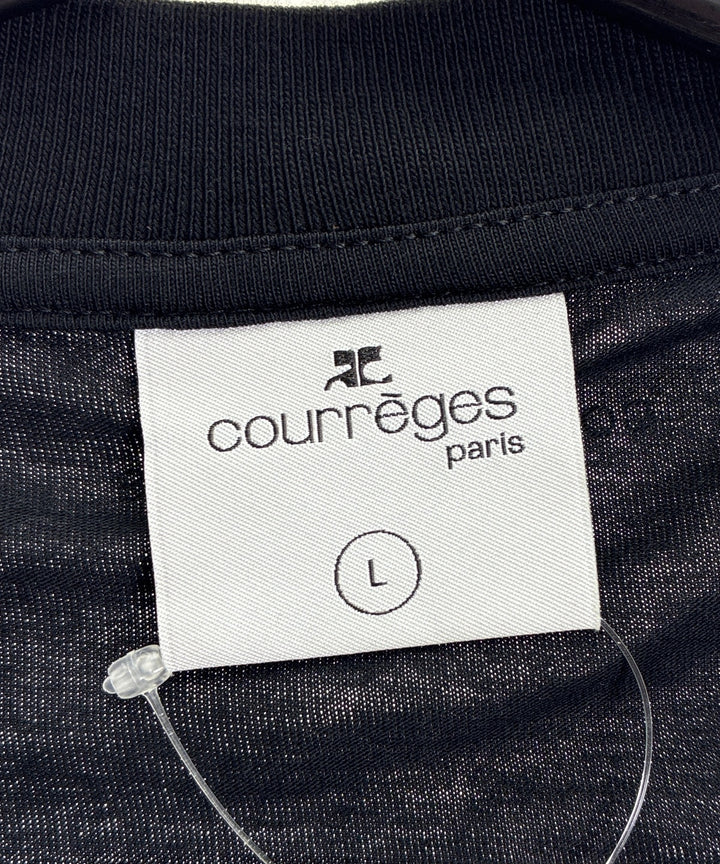 courreges paris เสื้อยืด/เสื้อท็อปส์