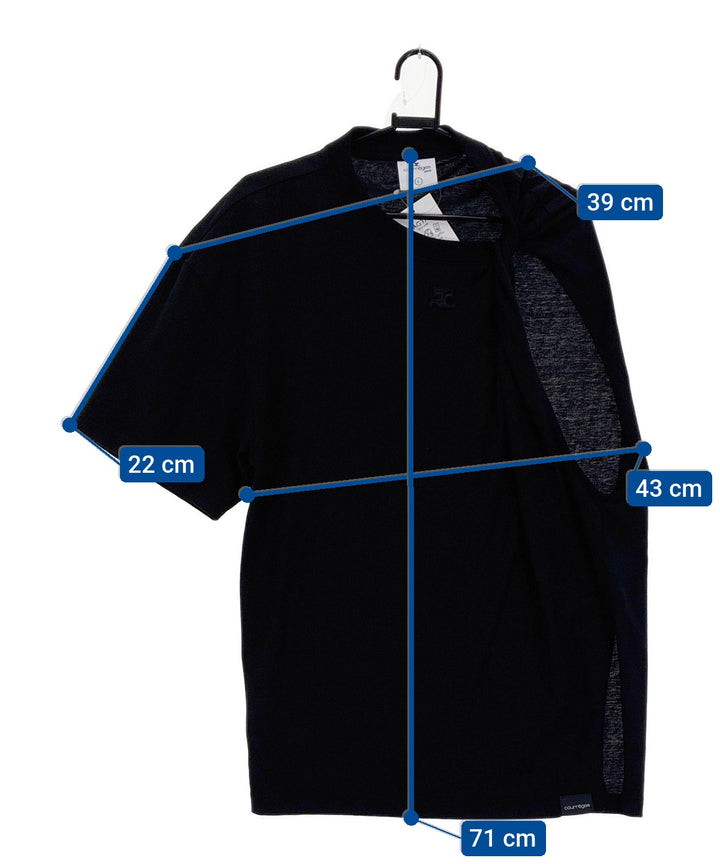 courreges paris เสื้อยืด/เสื้อท็อปส์