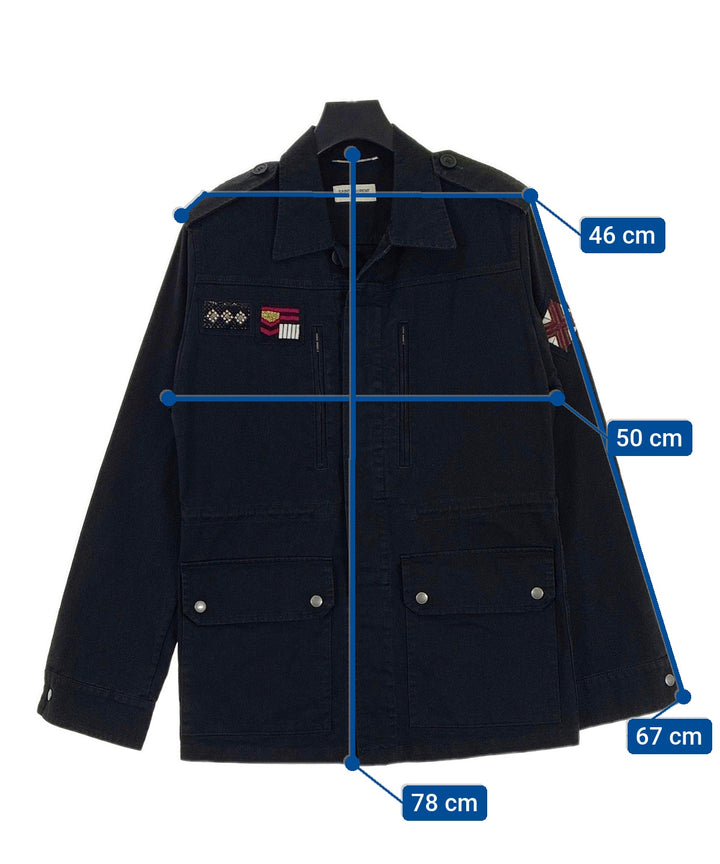 Saint Laurent Paris แจ็กเก็ตทหาร