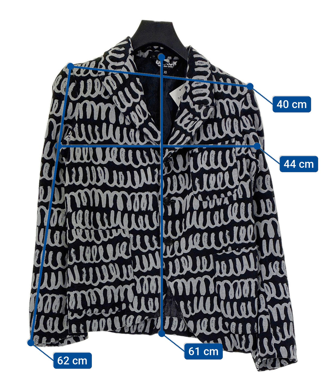 BLACK COMME des GARCONS เบลเซอร์/แจ็คเก็ตสูท