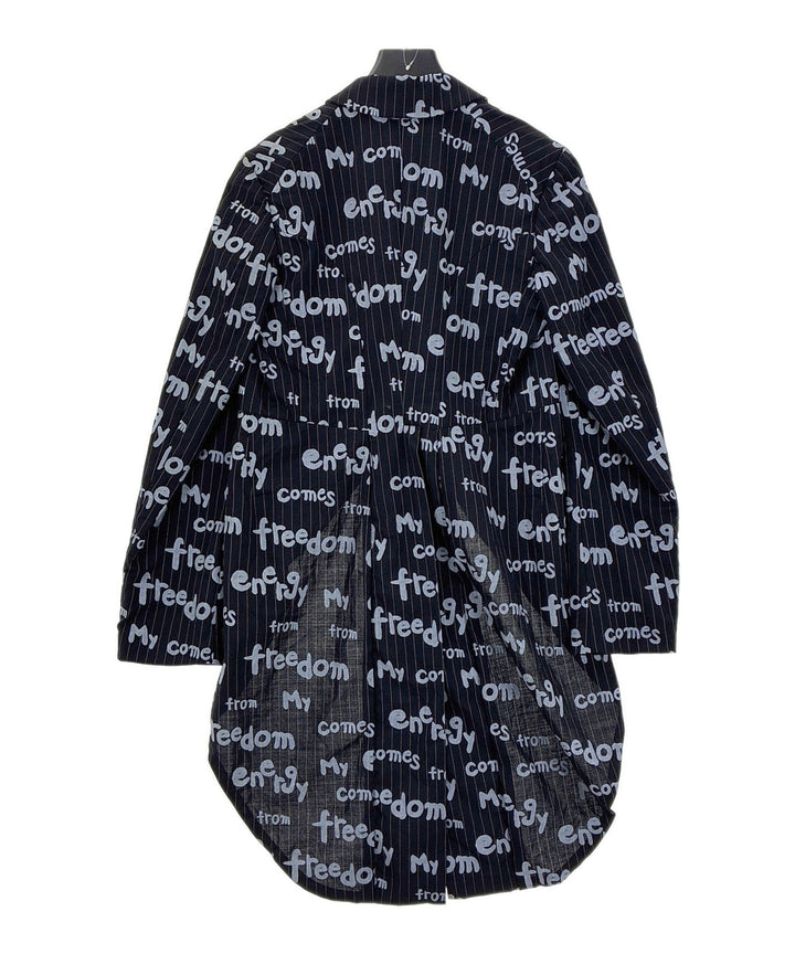 BLACK COMME des GARCONS แจ็คเก็ตลำลอง