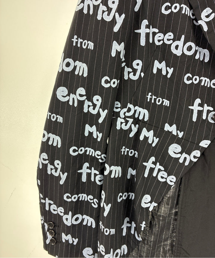 BLACK COMME des GARCONS แจ็คเก็ตลำลอง