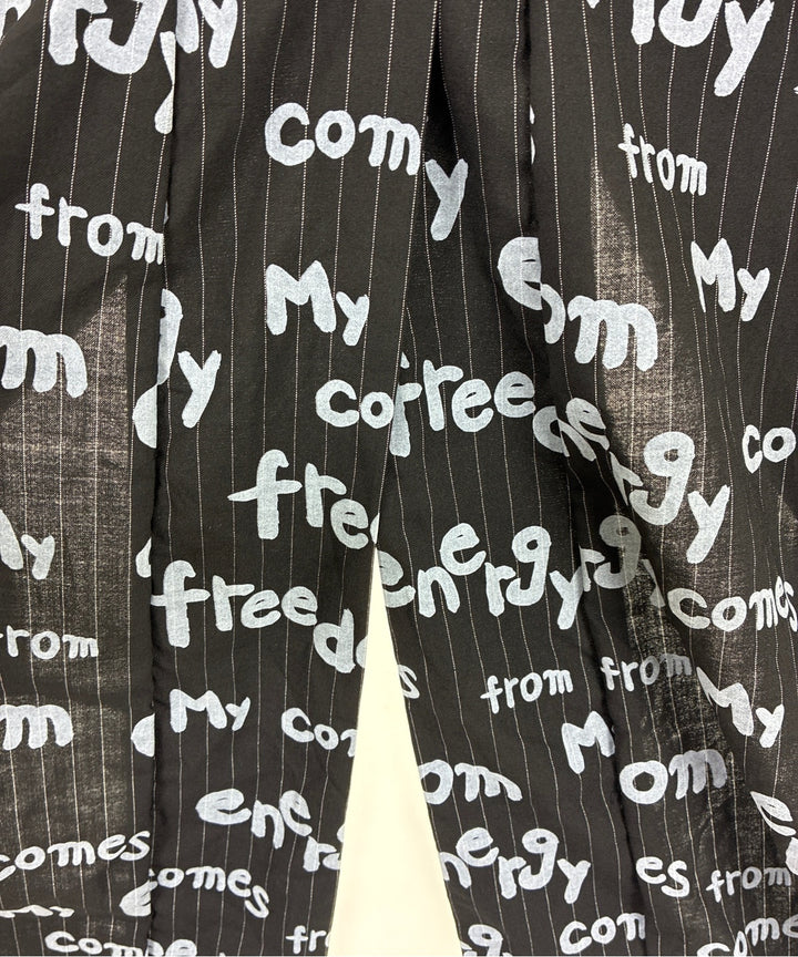 BLACK COMME des GARCONS แจ็คเก็ตลำลอง
