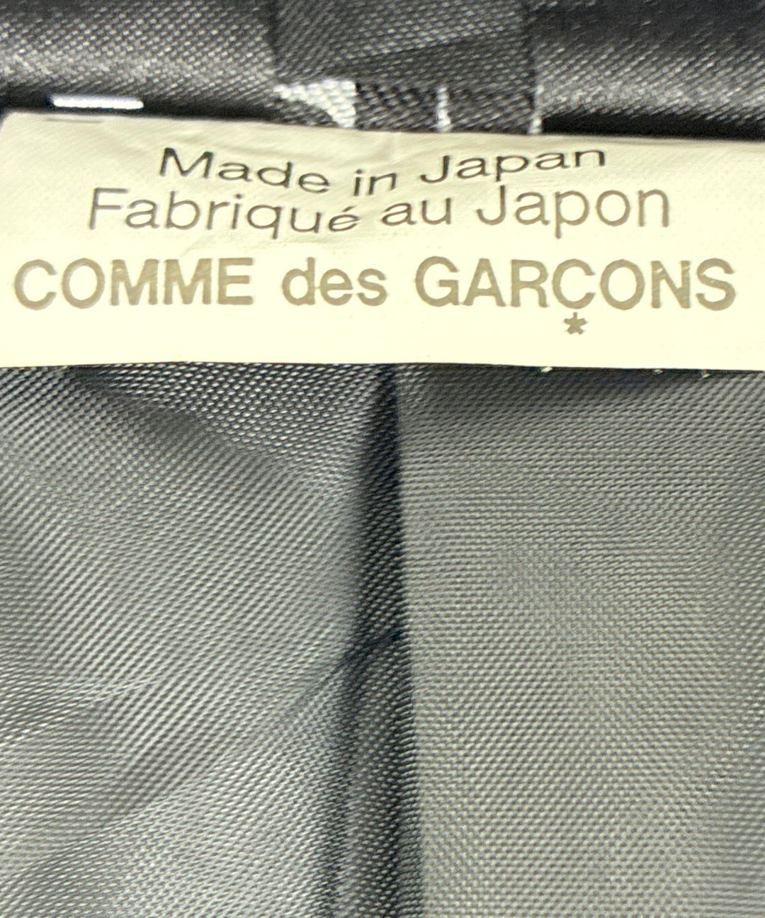 BLACK COMME des GARCONS แจ็คเก็ตลำลอง