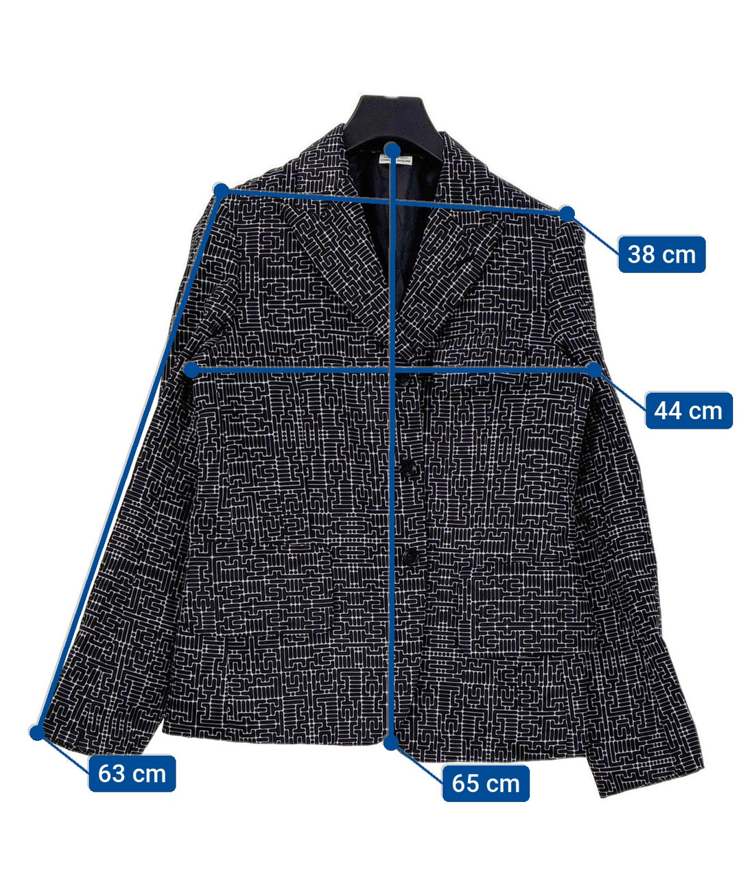 BLACK COMME des GARCONS แจ็คเก็ตลำลอง