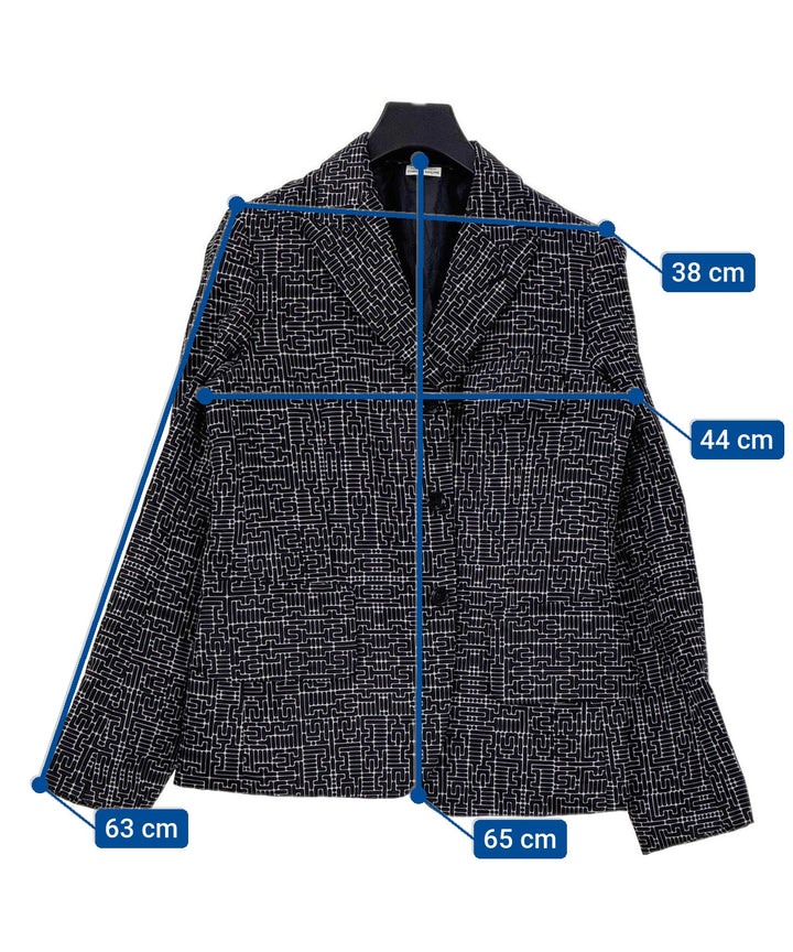 BLACK COMME des GARCONS แจ็คเก็ตลำลอง