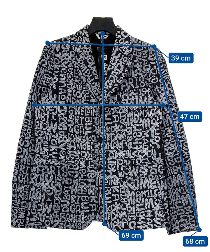 BLACK COMME des GARCONS แจ็คเก็ตลำลอง