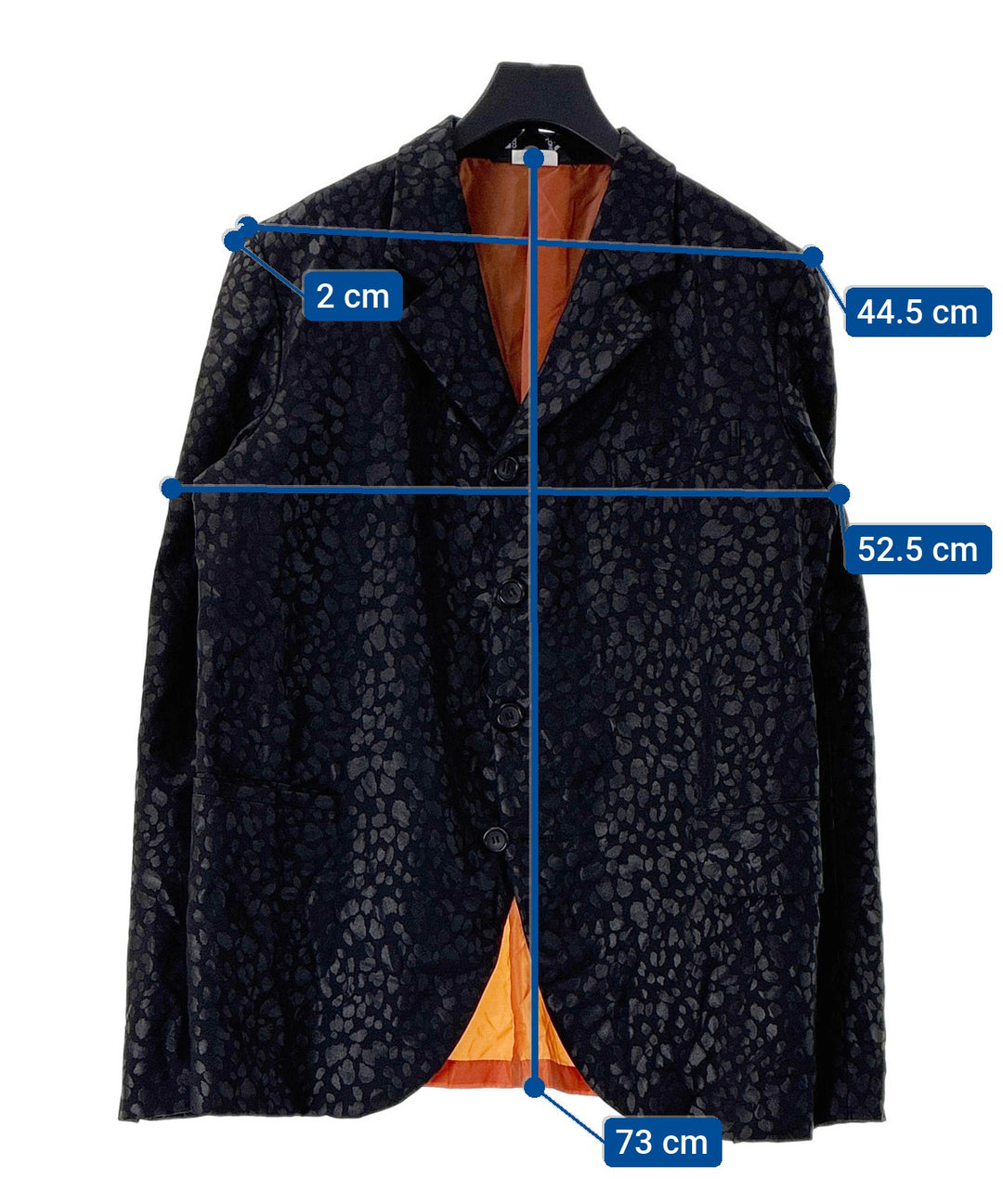 BLACK COMME des GARCONS แจ็คเก็ตลำลอง