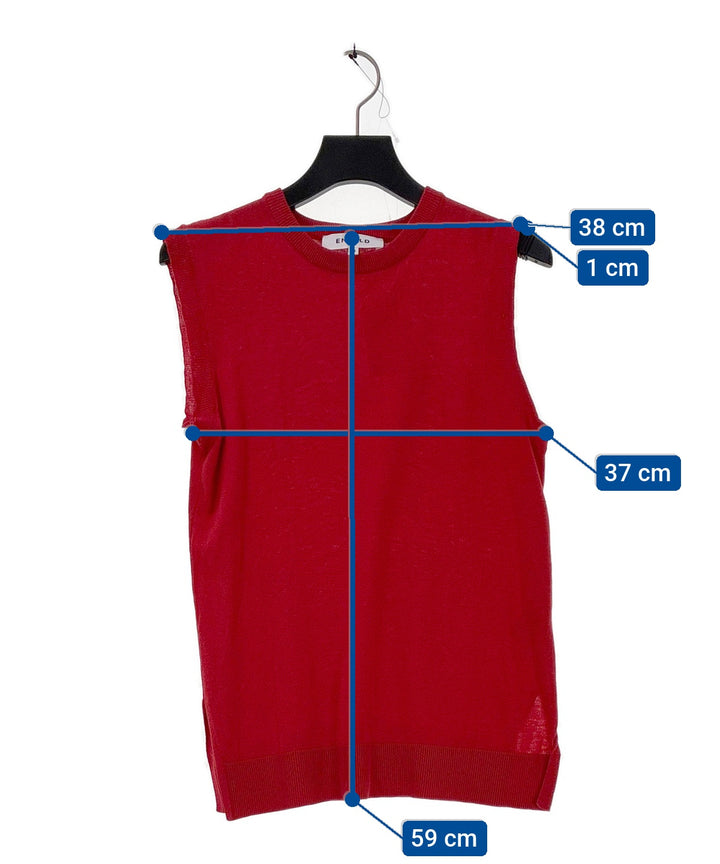 ENFOLD เสื้อแขนกุด