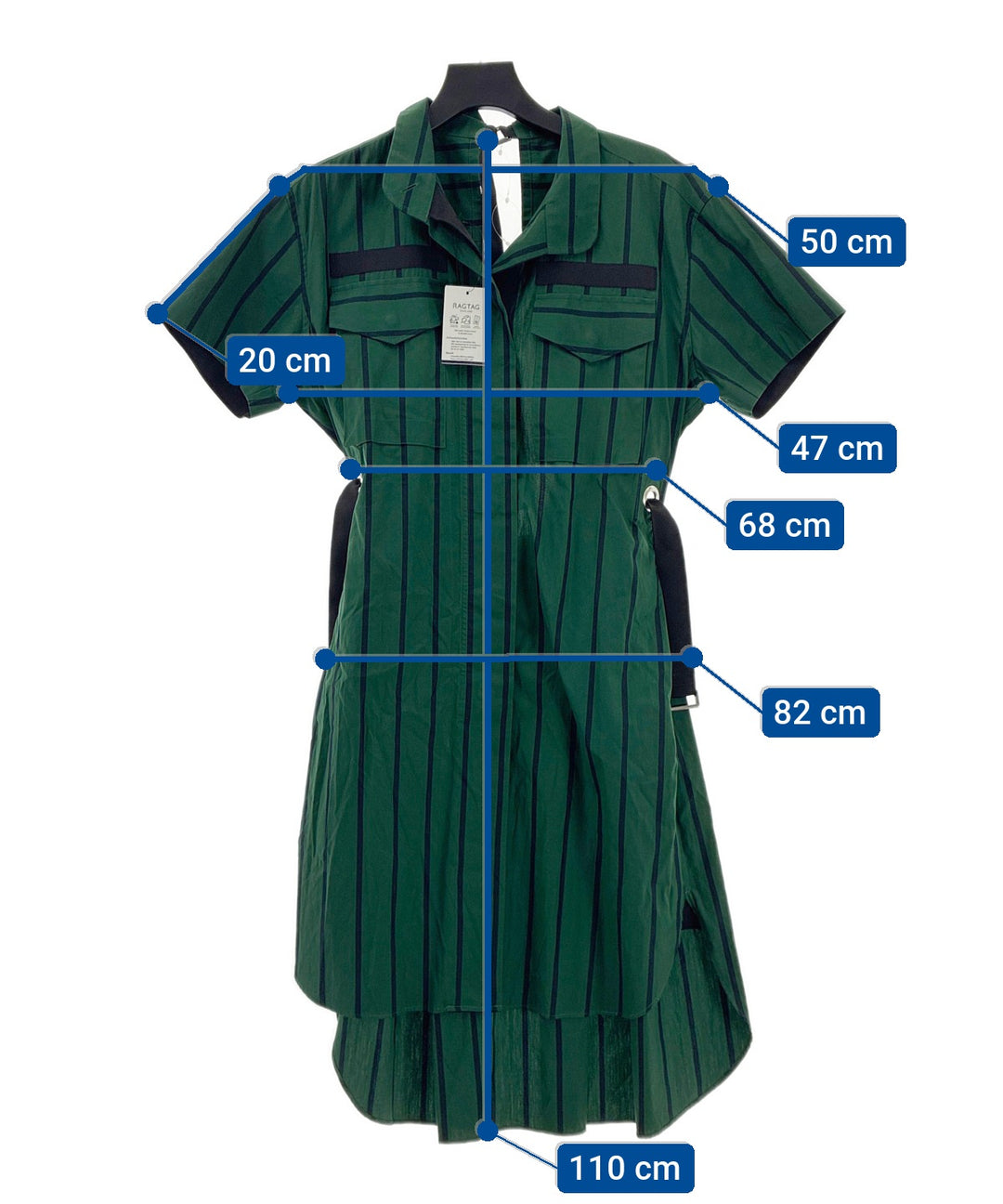 sacai เดรสที่เป็นเสื้อเชิ้ตตัวยาว