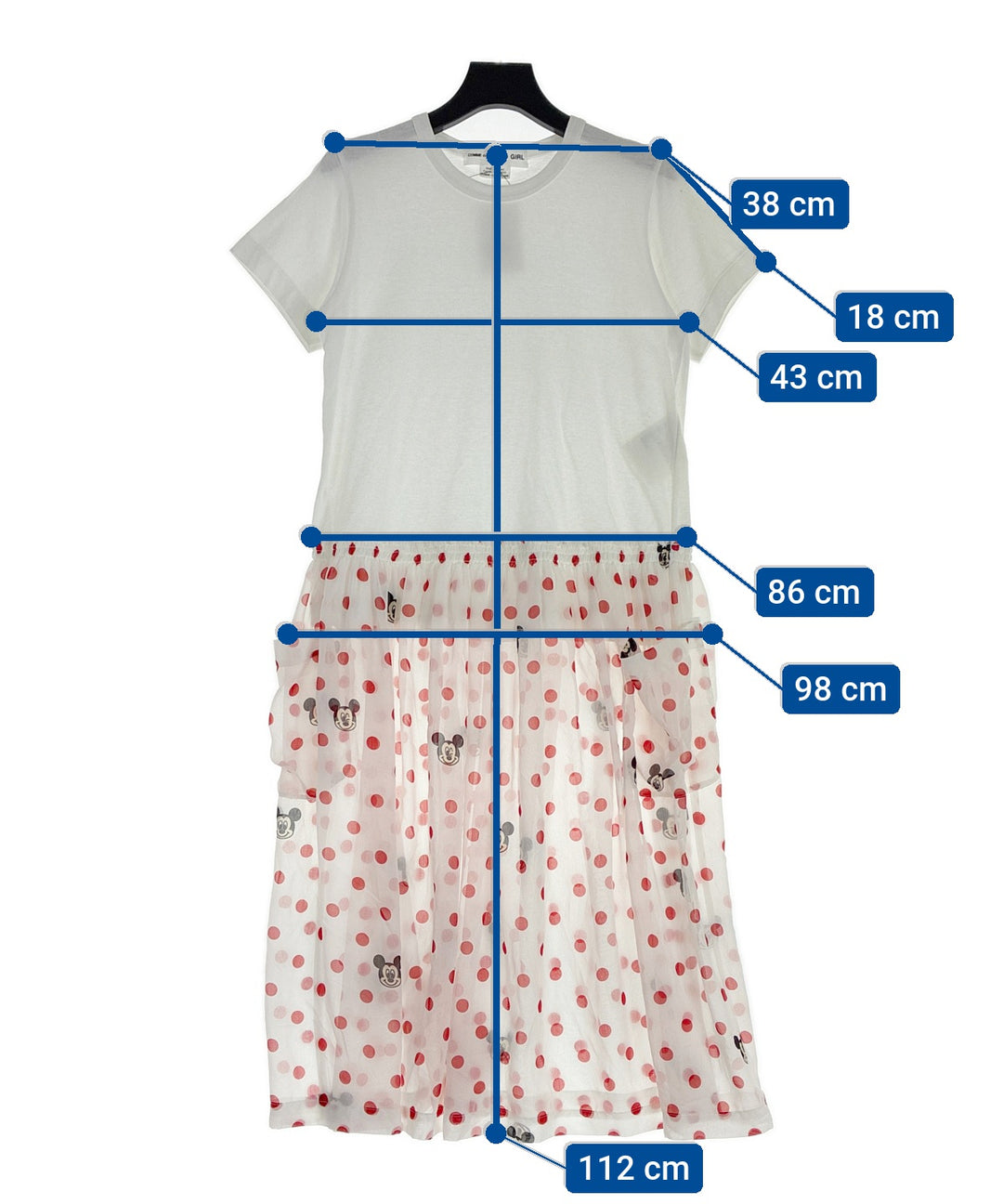 COMME des GARCONS GIRL ชุดเดรส