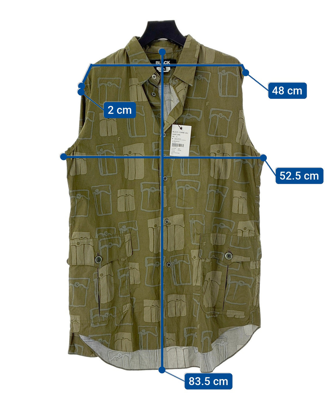 BLACK COMME des GARCONS เสื้อลำลอง