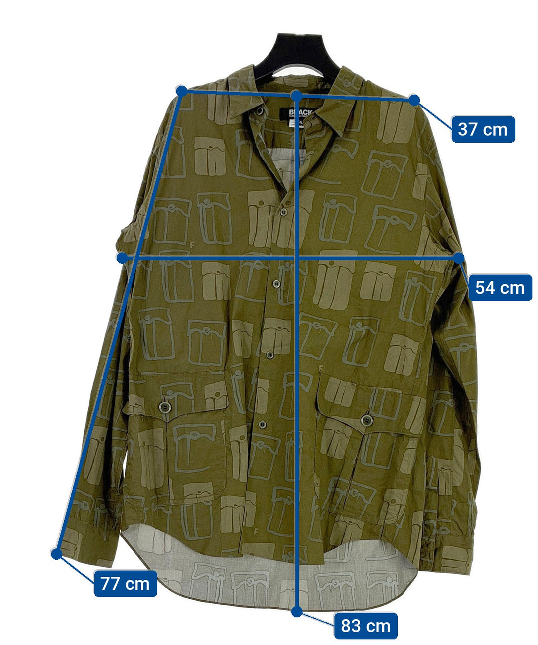 BLACK COMME des GARCONS เสื้อลำลอง