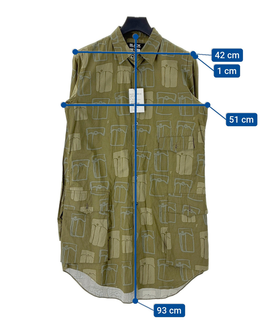 BLACK COMME des GARCONS เสื้อลำลอง