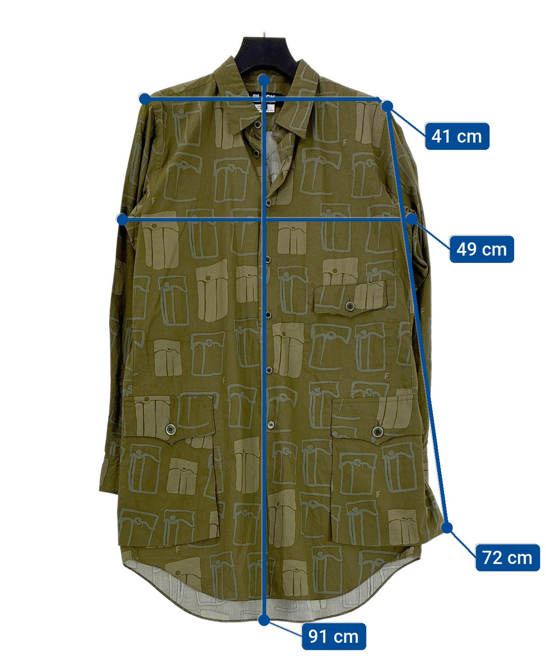 BLACK COMME des GARCONS เสื้อลำลอง