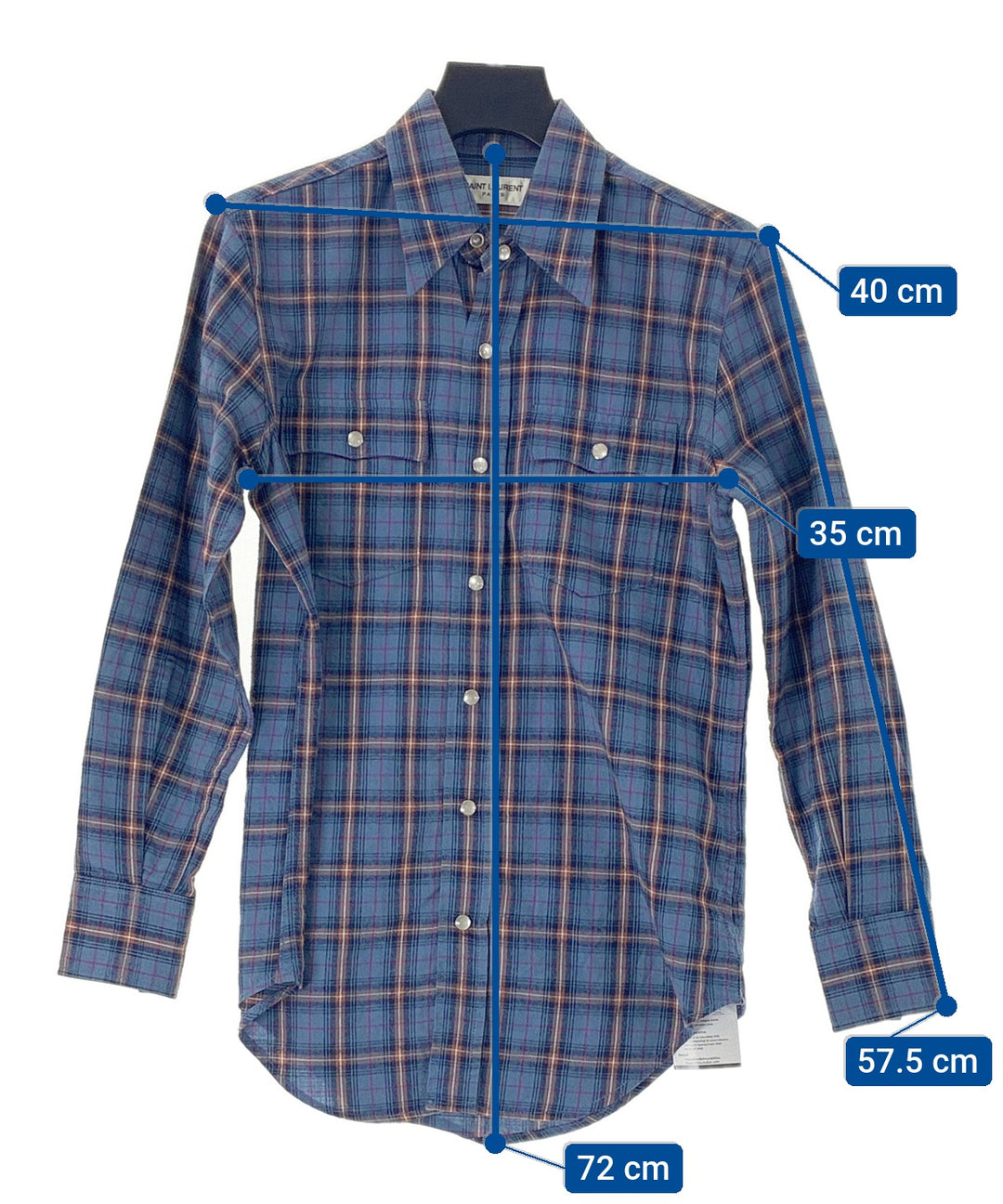 Saint Laurent Paris เสื้อลำลอง