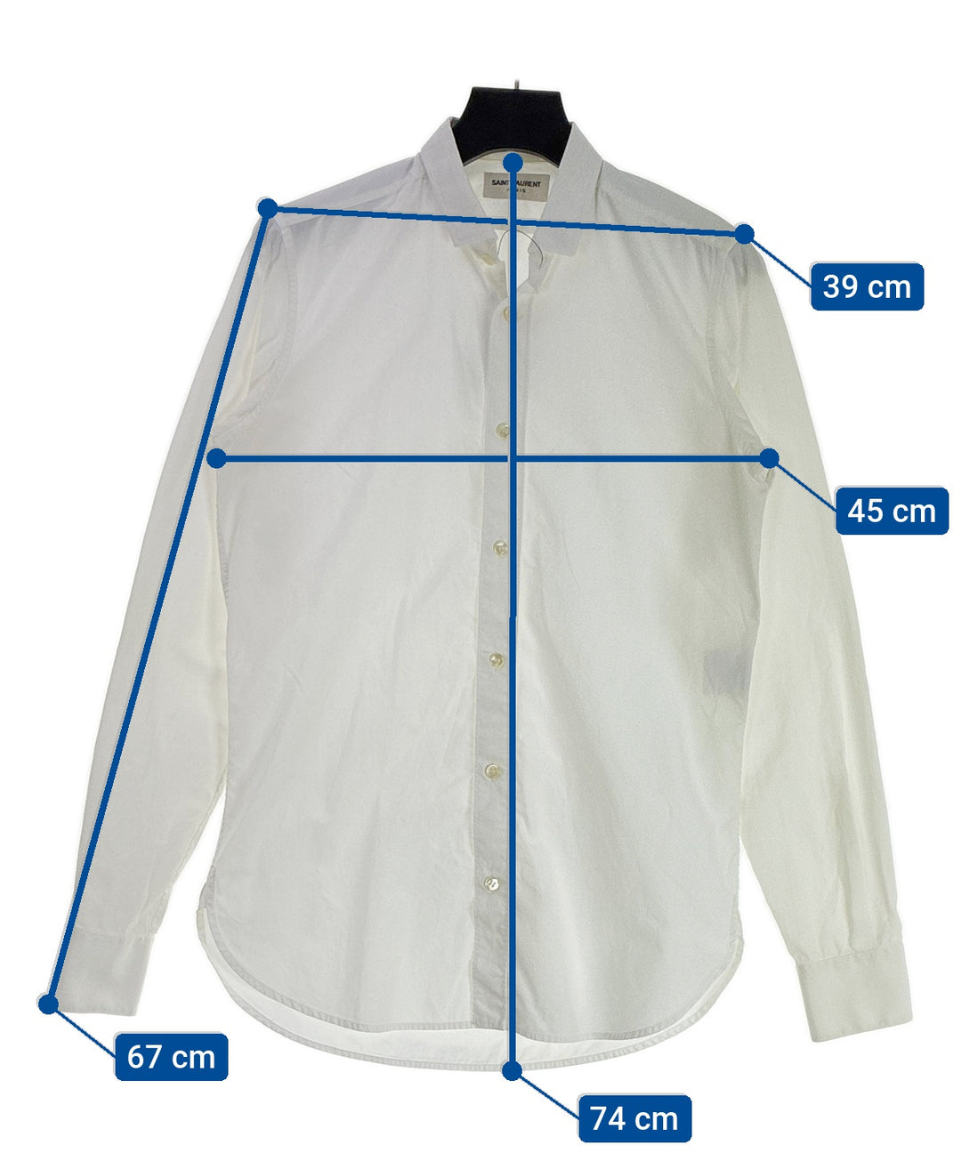 Saint Laurent Paris เสื้อลำลอง