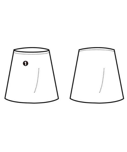 LANVIN en bleu กระโปรงยาวถึงเข่า