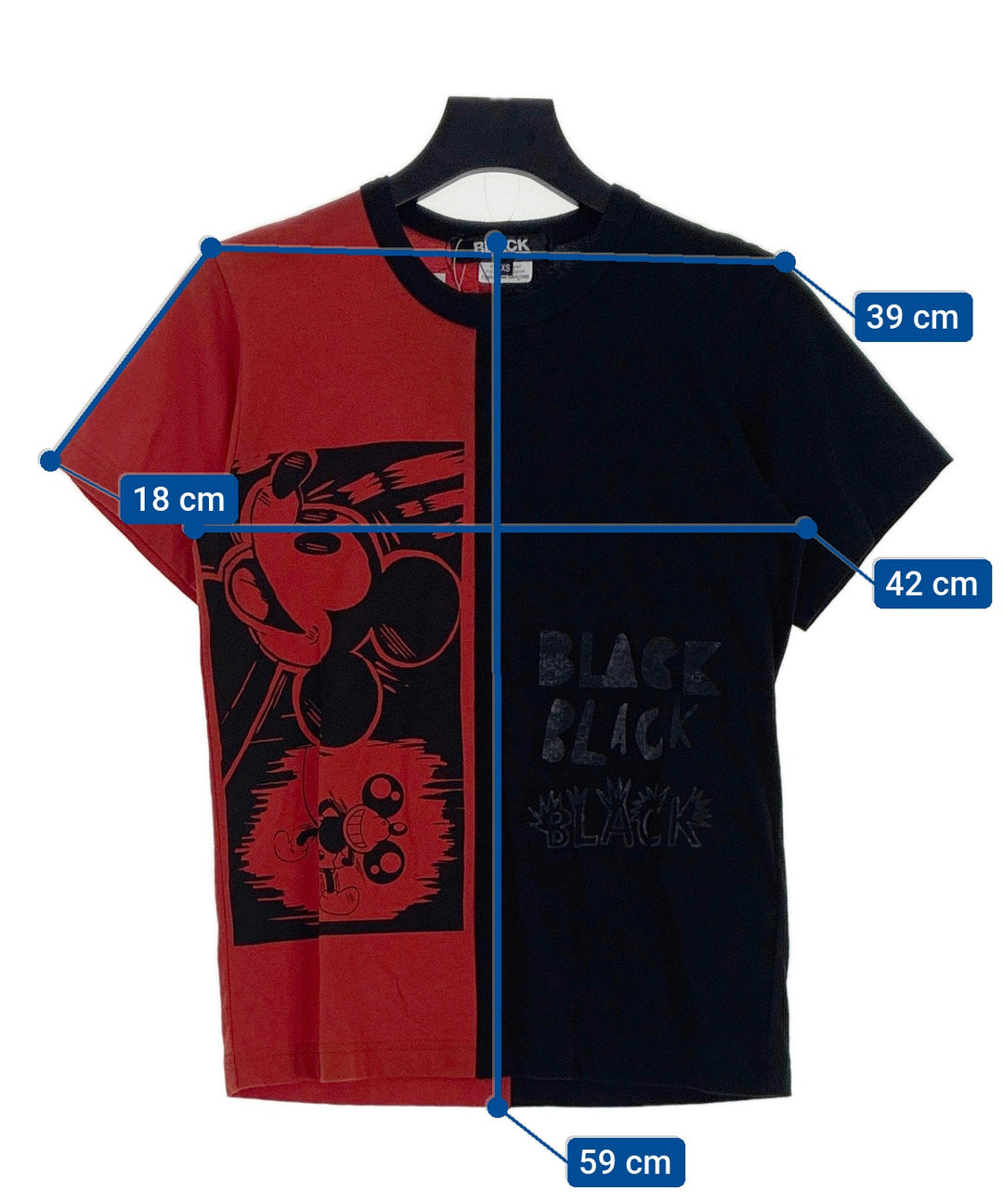 BLACK COMME des GARCONS เสื้อยืด/เสื้อท็อปส์