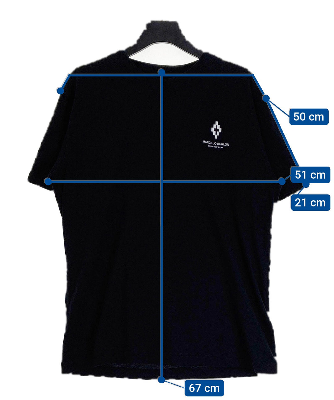 MARCELO BURLON เสื้อยืด/เสื้อท็อปส์
